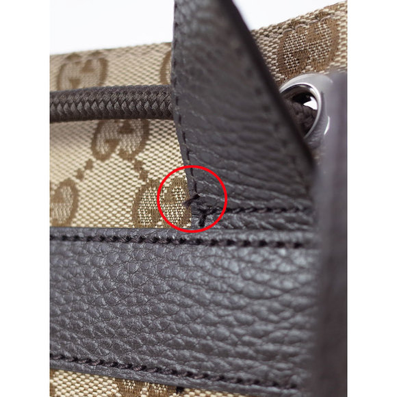 Gucci GG Drawstring Canvas Backpack - Picture 6 of 8